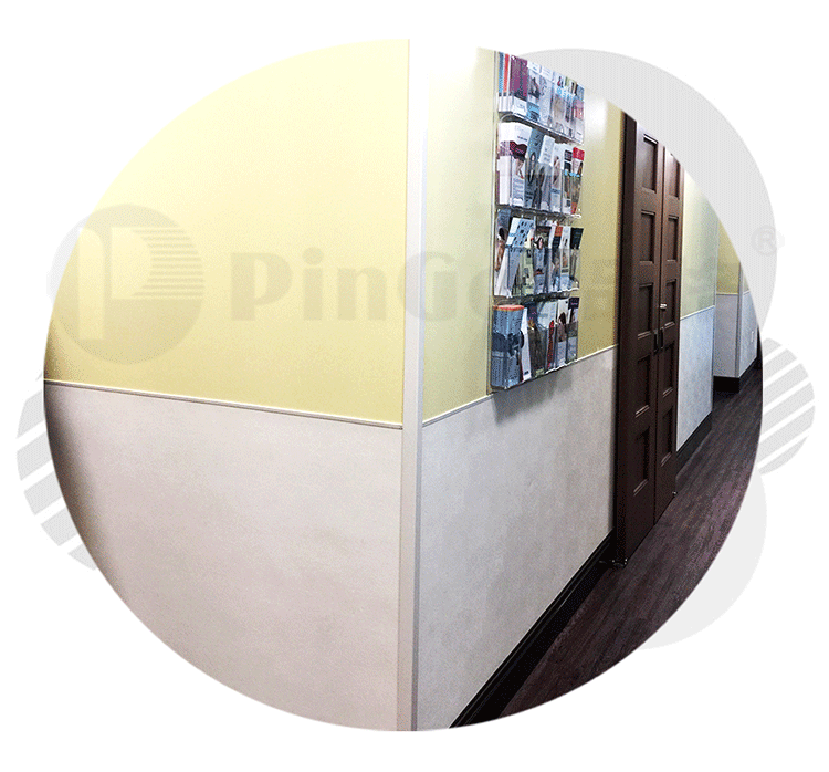 2mm Vinyl Plastic Decorative Wall Corner Protectors