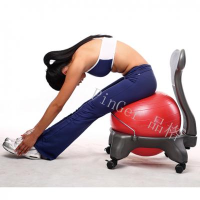 silla de equilibrio de pelota de yoga