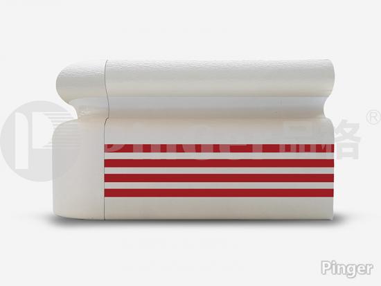 Acrovyn wall protection handrail
