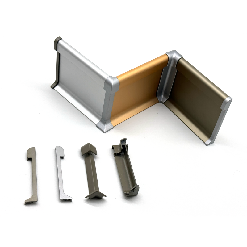 Zócalo de aluminio de protección ambiental y ahorro de energía para base de pared de luz LED